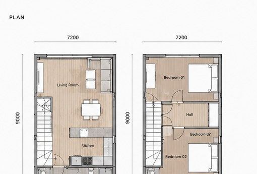 Floor plan of Nöma Axis